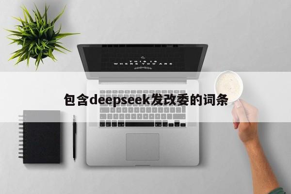 包含deepseek发改委的词条